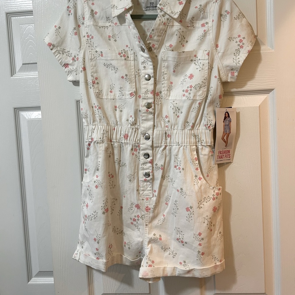 Celebrity Pink Boiler Suit. Size S (3-5). Denim.